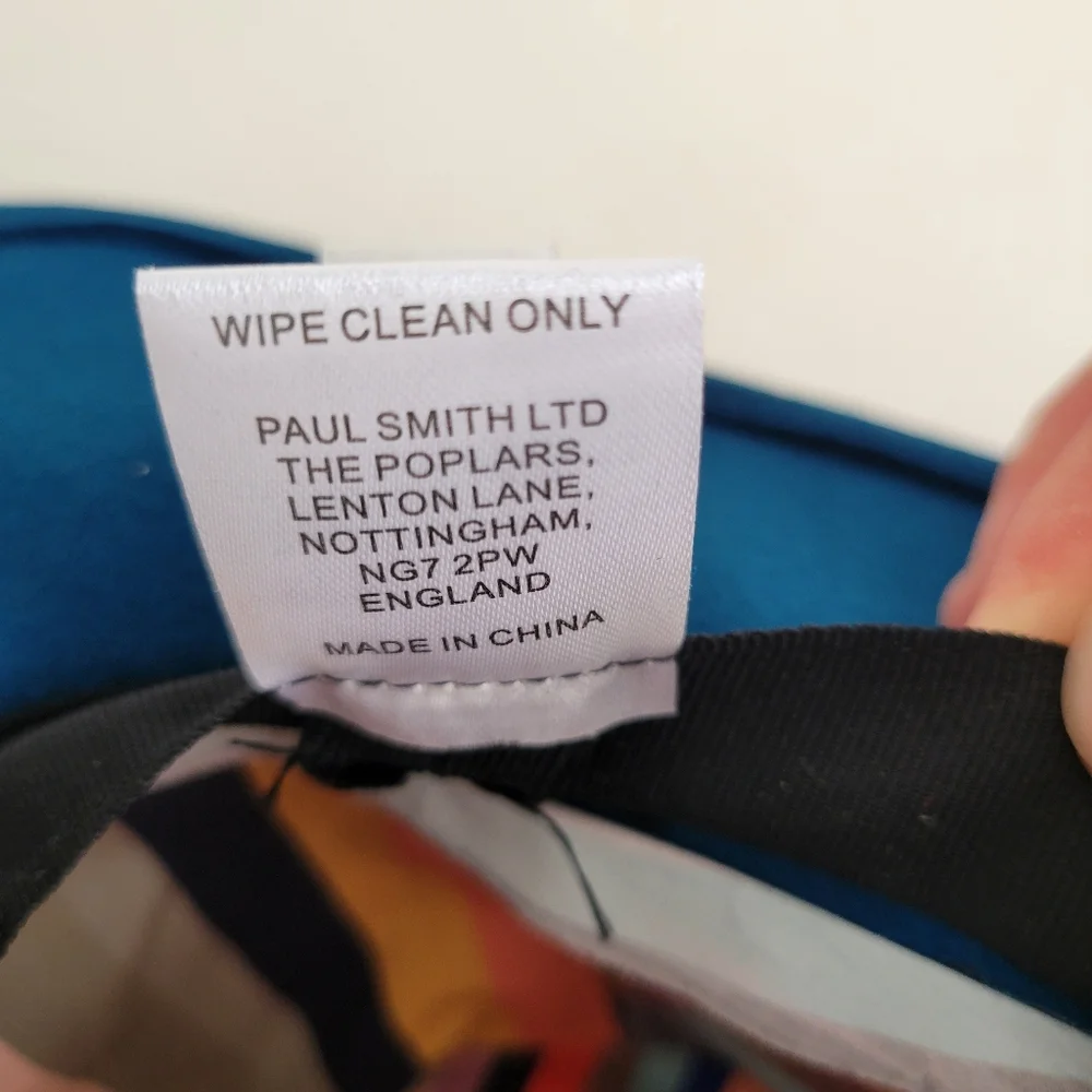 Paul Smith NEW Blue Wool‎ Fedora Hat Size M